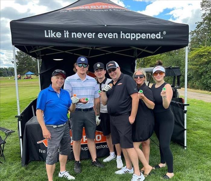 Team SERVPRO at MM27 Golf Tournament 