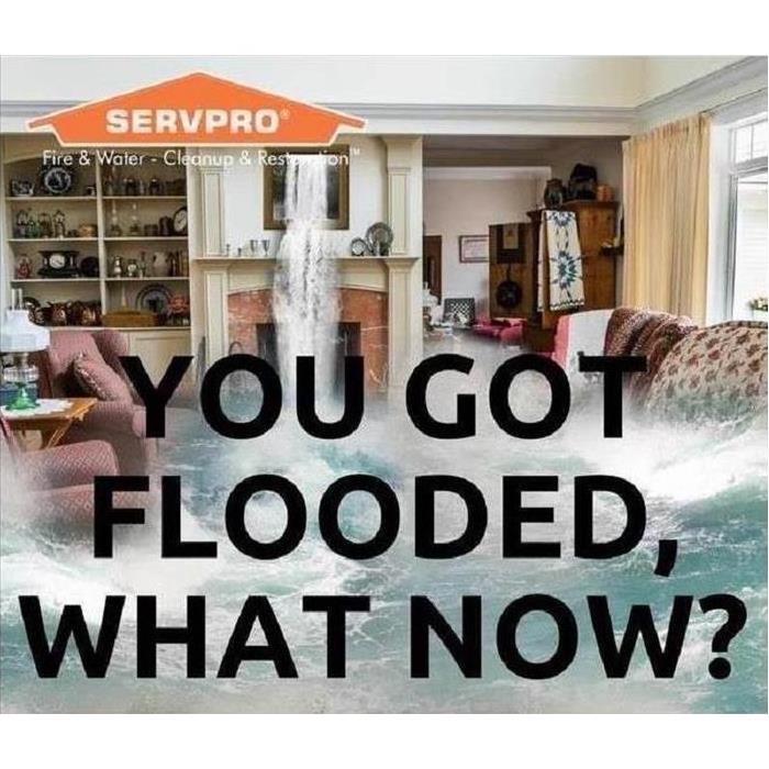 Trust us to restore your home to pre-loss condition! - Image of flooded home